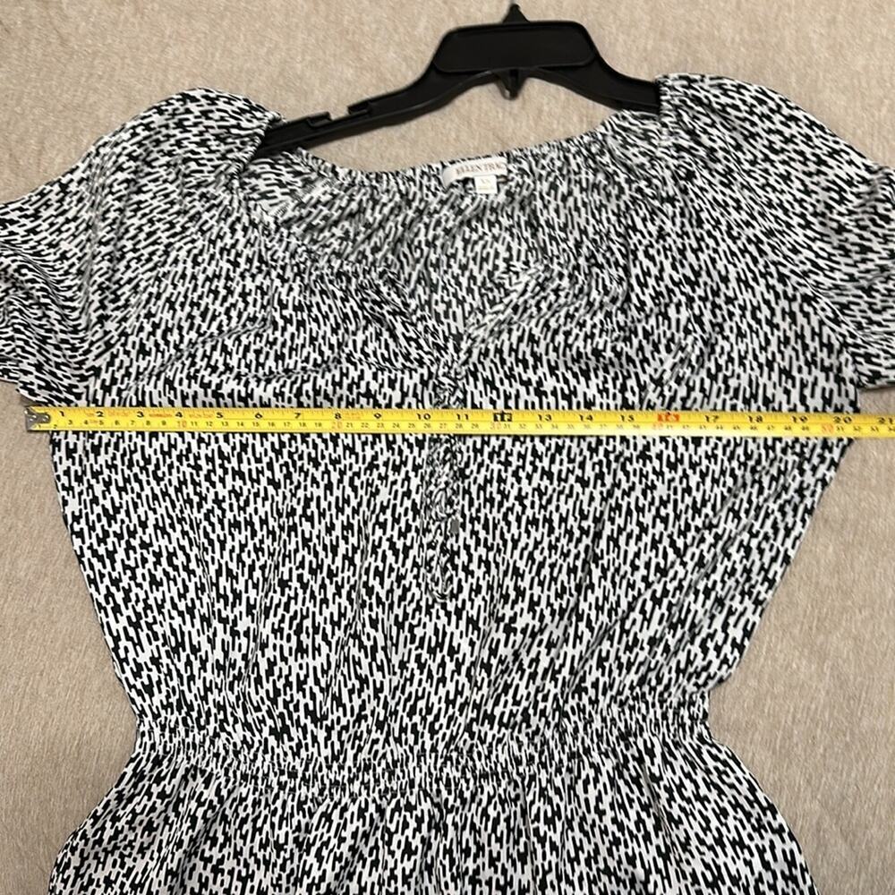 Ellen Tracy Womens Black/ White Top Size XS - Picture 6 of 6